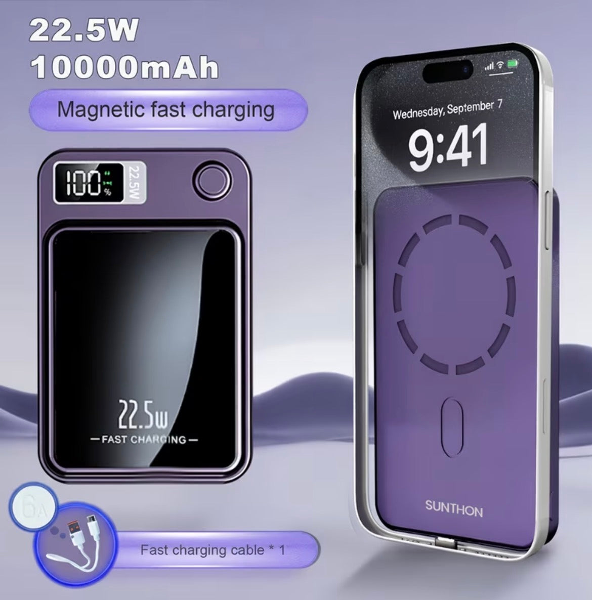 Magnetic Wireless Charging Bank