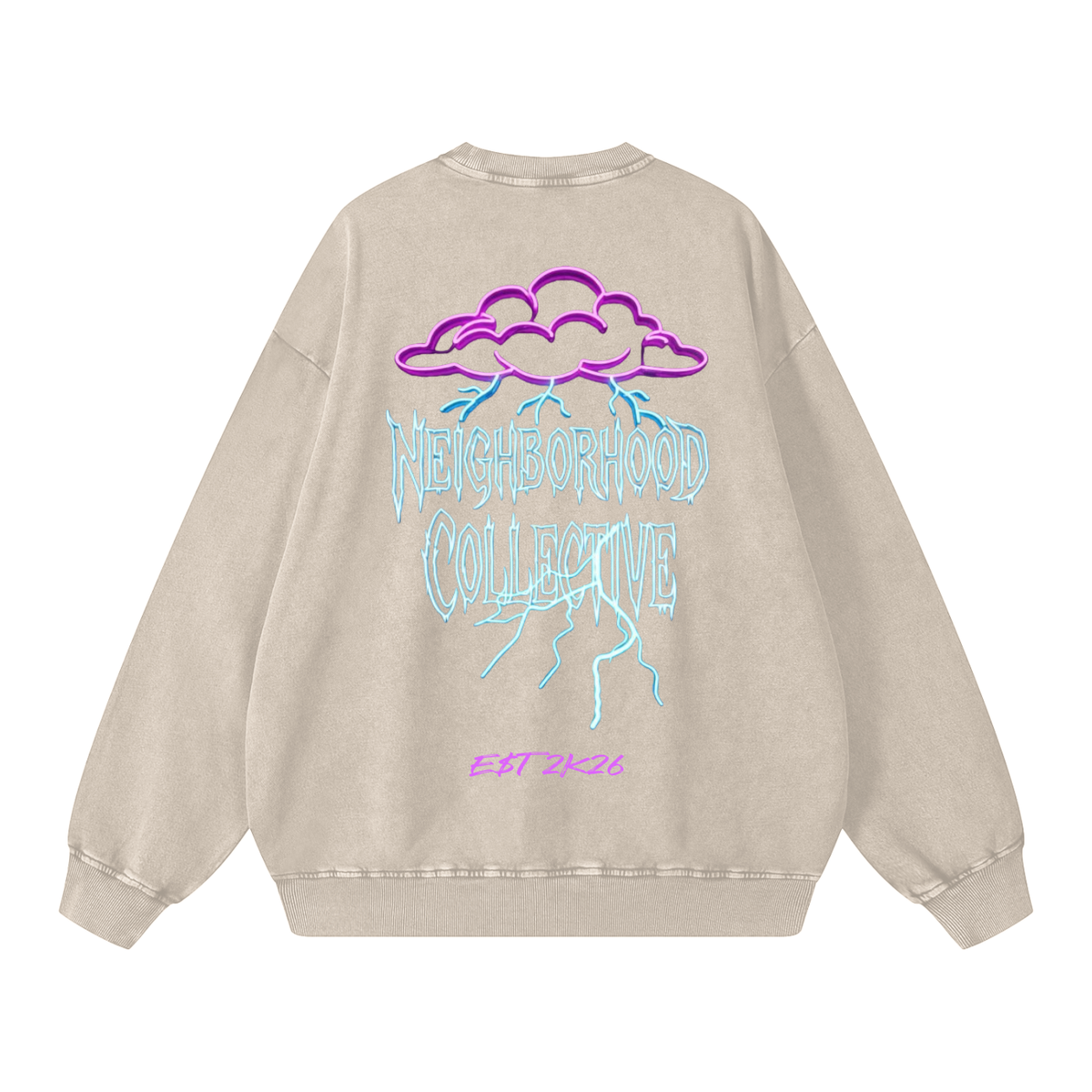 NEIGHBORHOOD COLLECTIVE SNOW WASH SWEATSHIRT