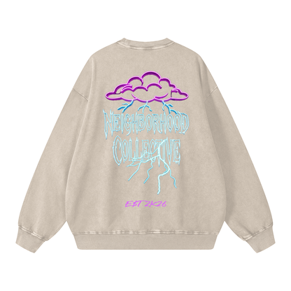 NEIGHBORHOOD COLLECTIVE SNOW WASH SWEATSHIRT