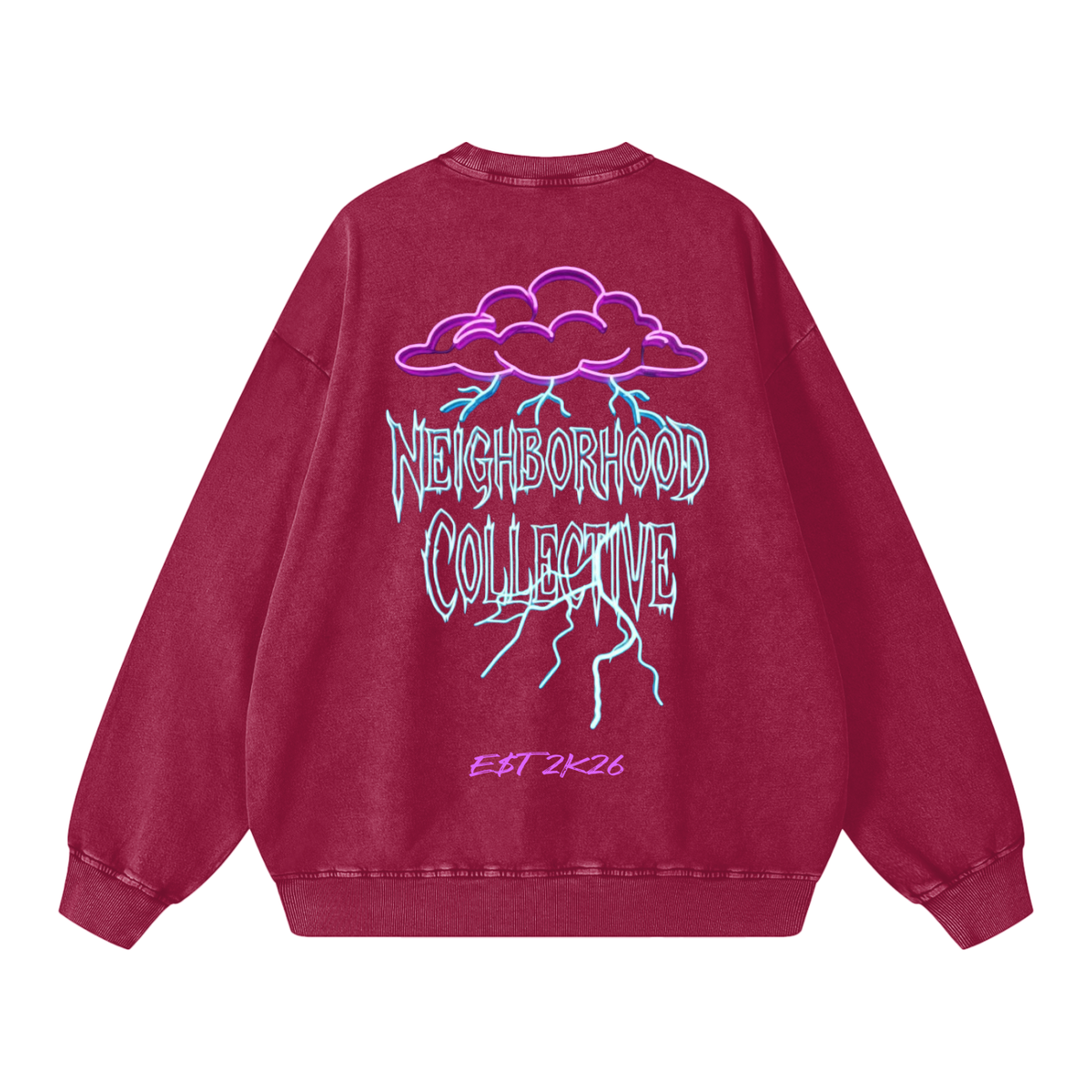 NEIGHBORHOOD COLLECTIVE SNOW WASH SWEATSHIRT