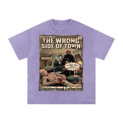 The Wrong Side of Town Neighborhood Collective Graphic T Shirt