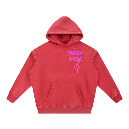 Neighborhood Collection Storm Cloud Sweater Snow Wash Hoodie