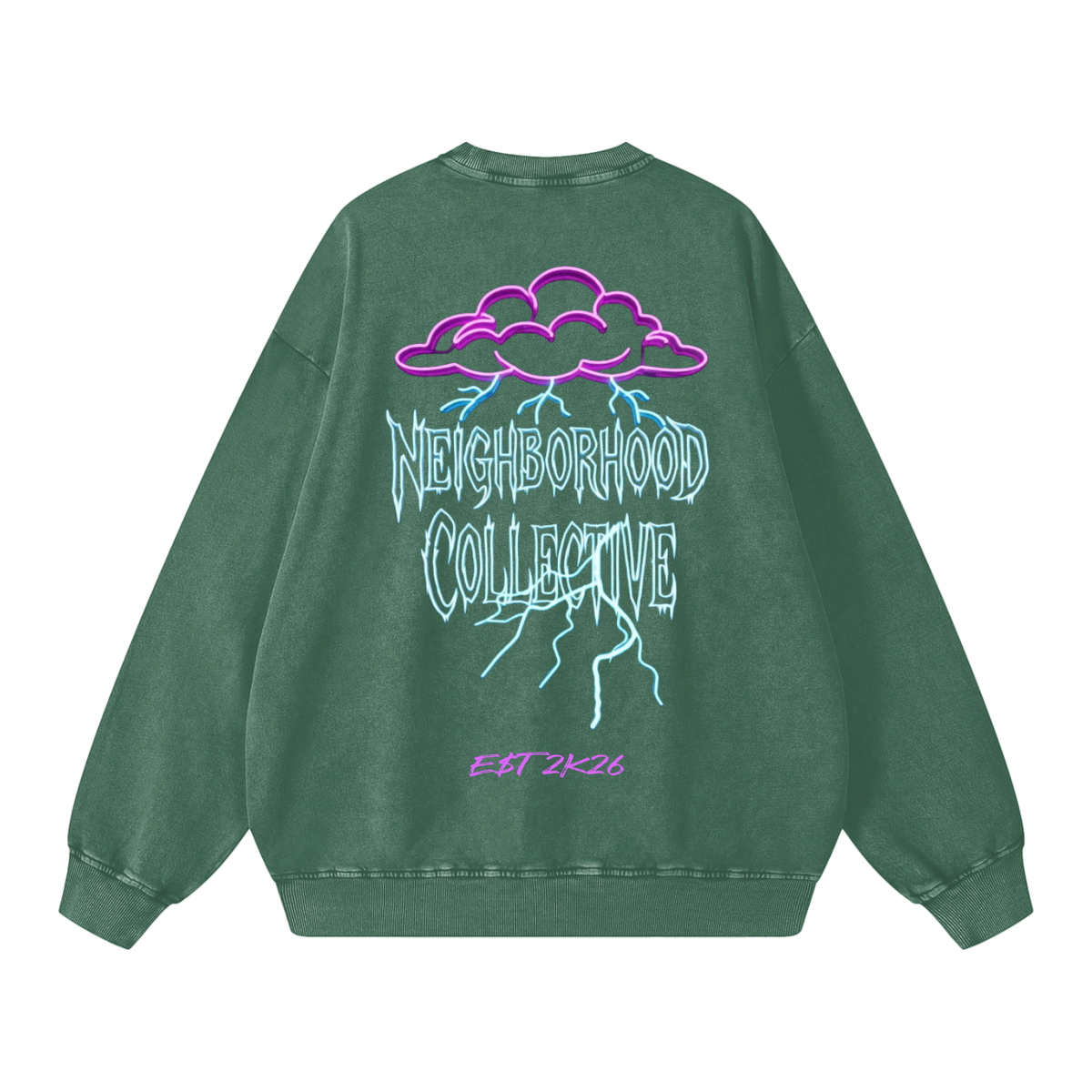 NEIGHBORHOOD COLLECTIVE SNOW WASH SWEATSHIRT