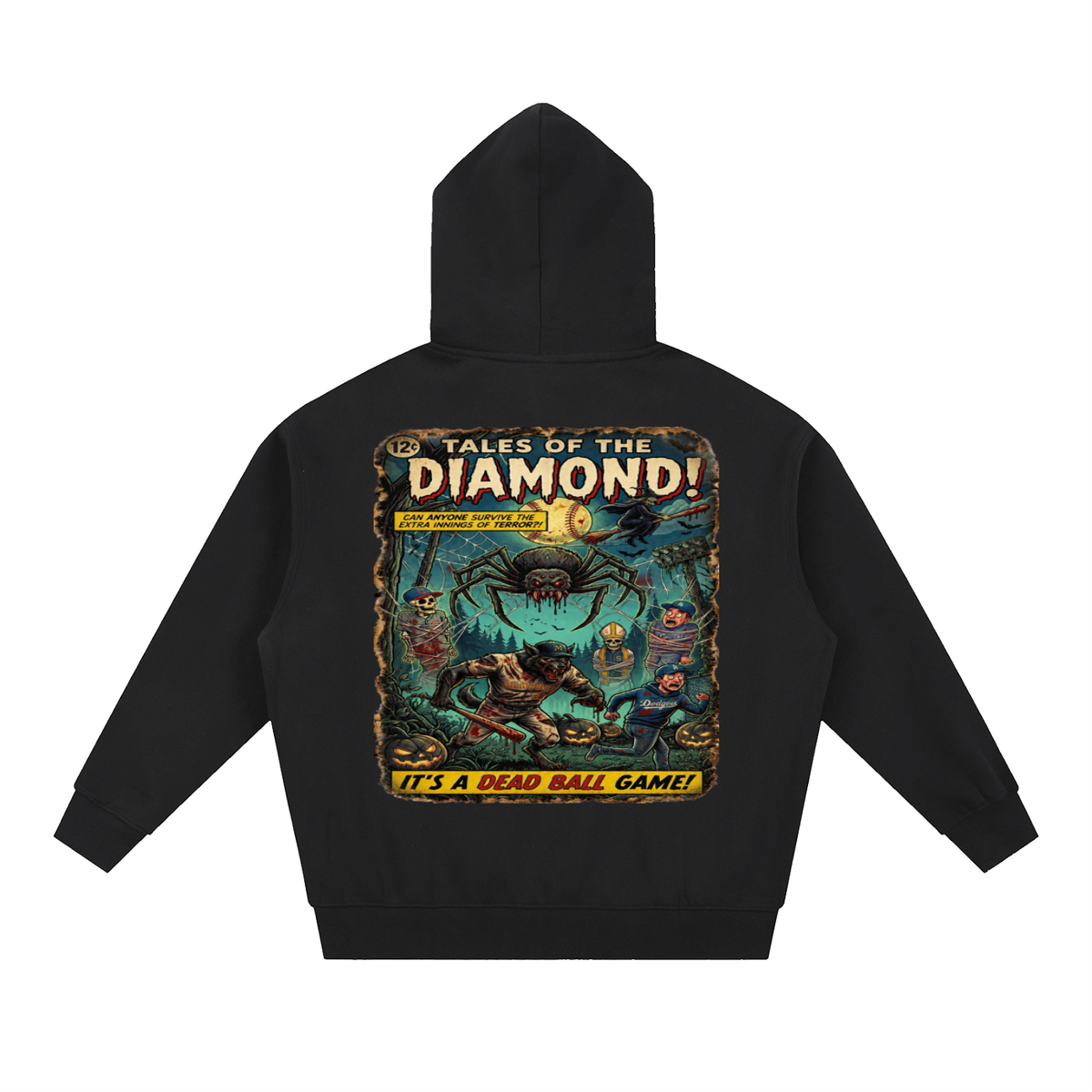Neighborhood Collective BAseball Halloween Hoodie