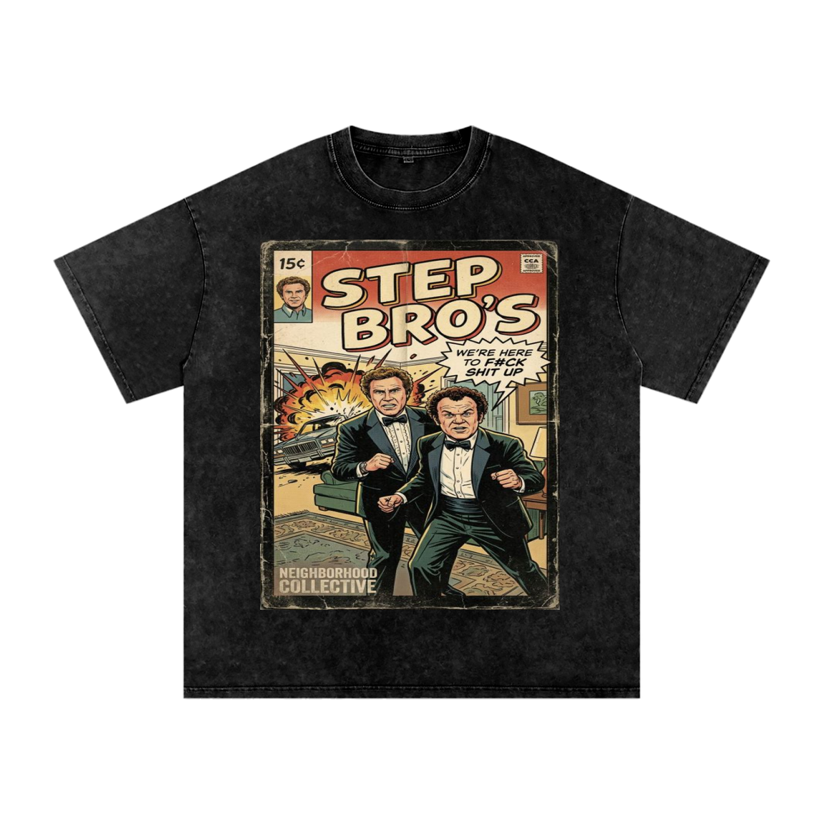 Step Bro's Neighborhood Collective Graphic TShirt
