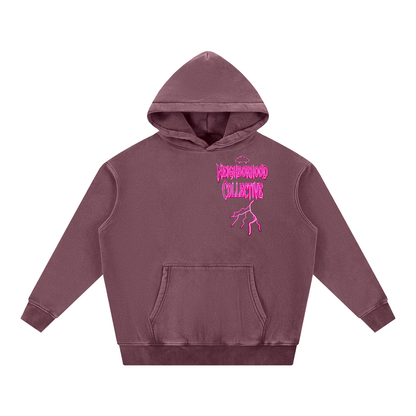 Neighborhood Collection Storm Cloud Sweater Snow Wash Hoodie
