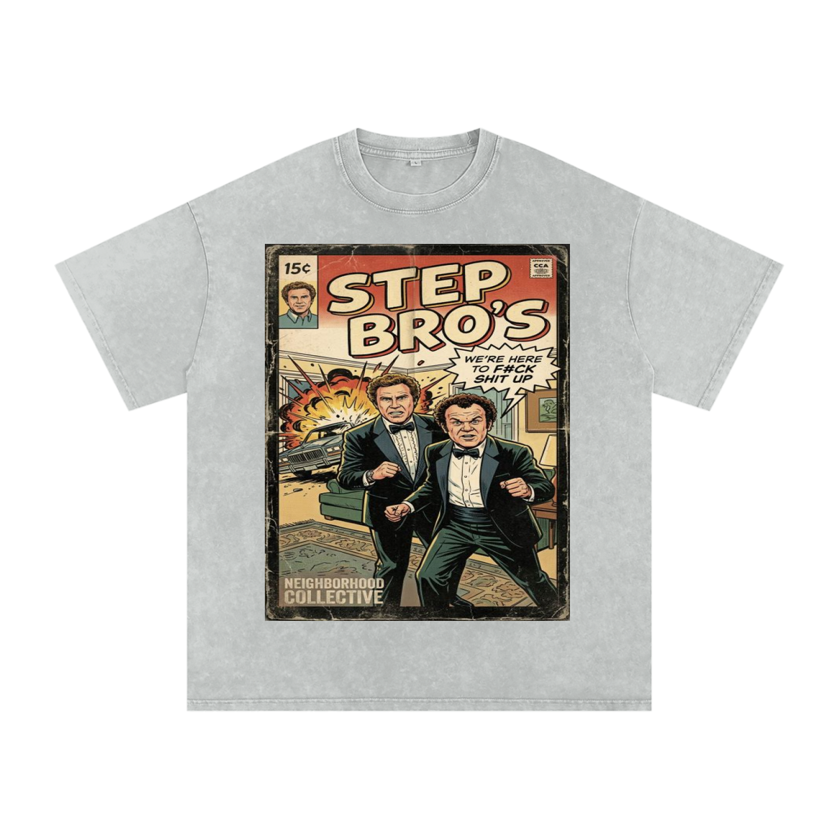 Step Bro's Neighborhood Collective Graphic TShirt