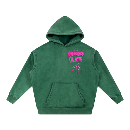 Neighborhood Collection Storm Cloud Sweater Snow Wash Hoodie