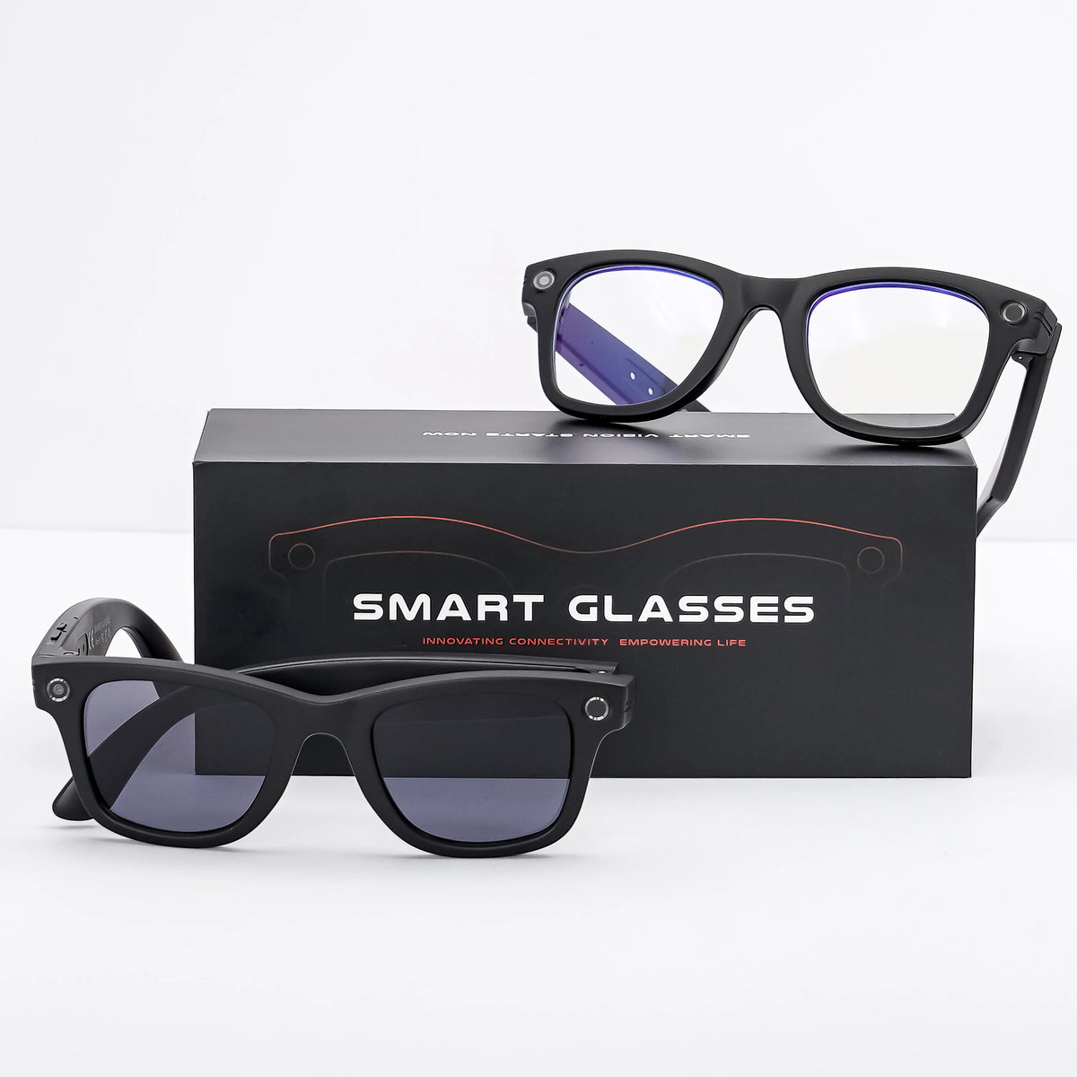 2026 SANVNET GS4 MAX AI Smart Glasses 8MP HD Camera 1080P Video Recording Sunglasses Chatgpt AI Translation BT Audio Eyewear