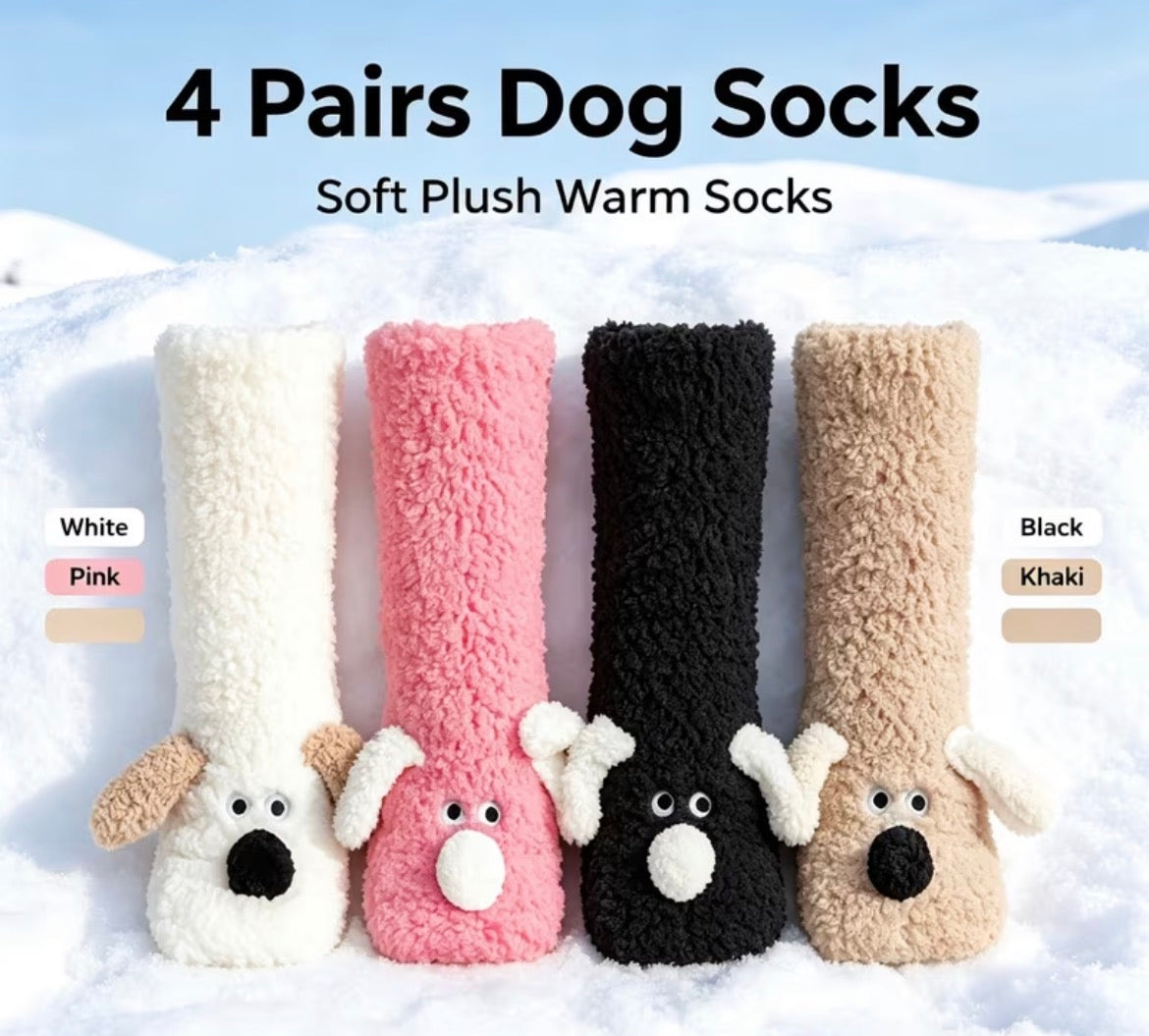 Dog Themed Knee high socks