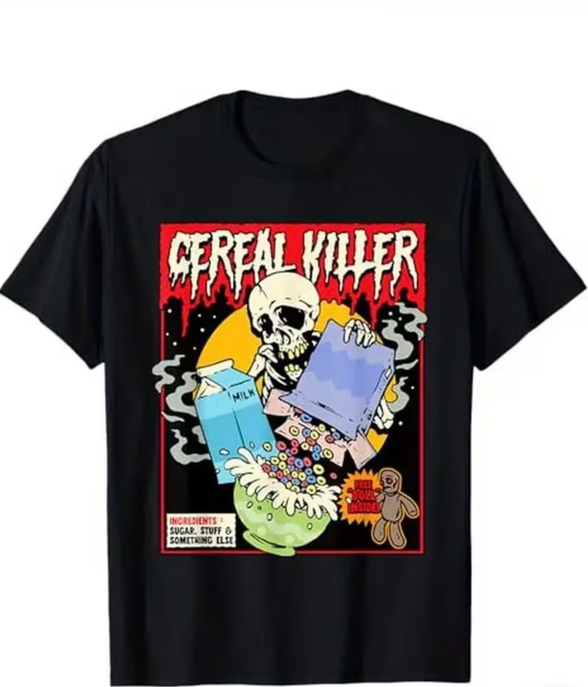 Cereal Killer Graphic design T shirt