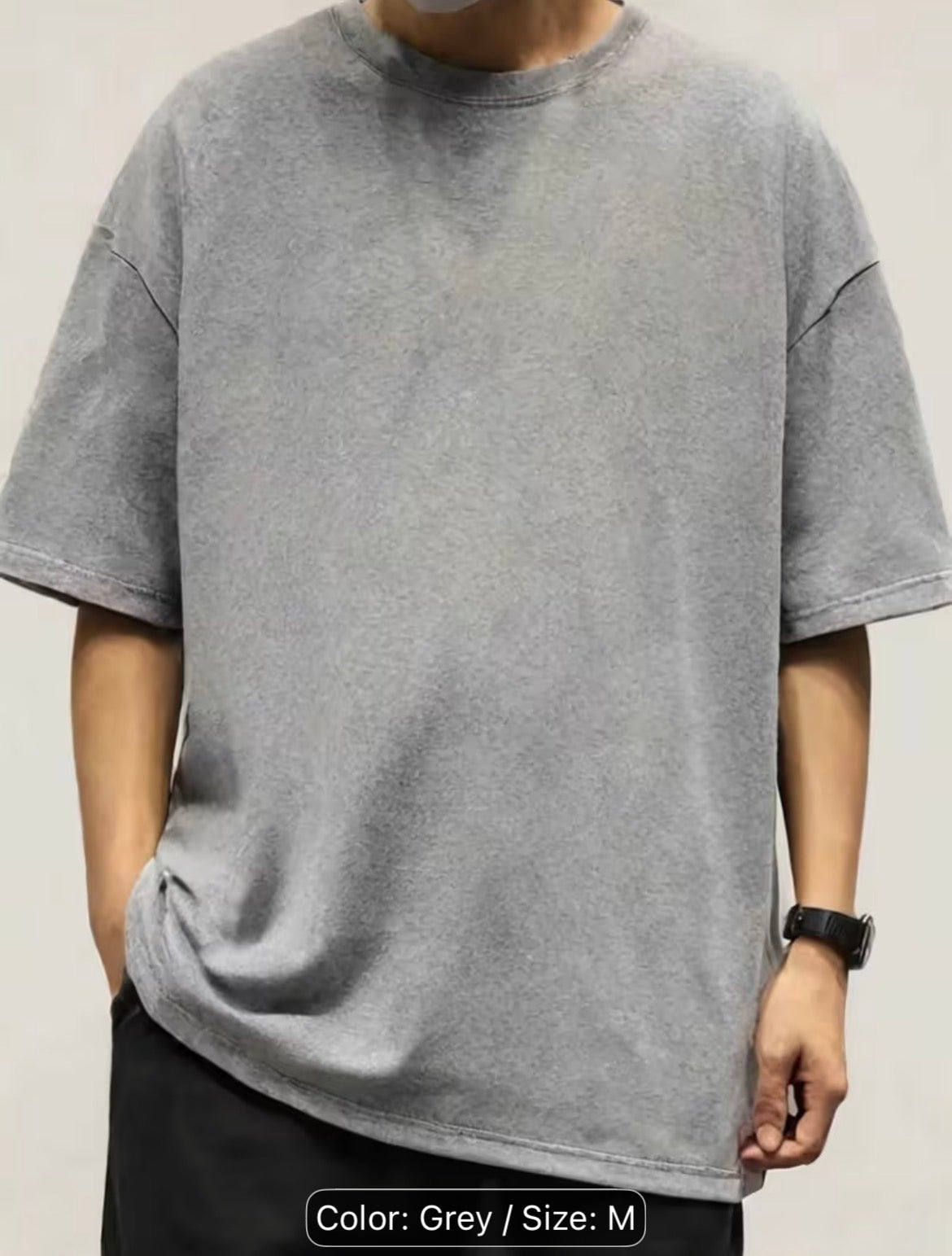 Grim Reaper Grey Graphic Tee
