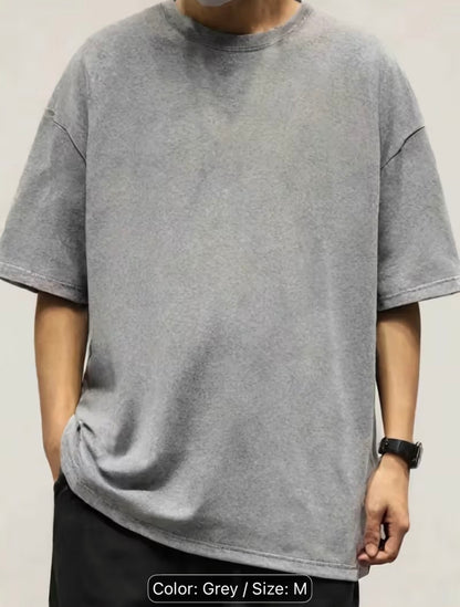 Grim Reaper Grey Graphic Tee