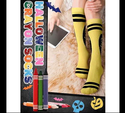 8pc Crayon Sock Set