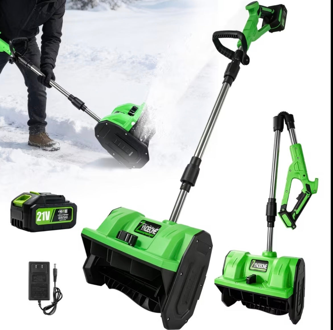 21V Battery Powered Snow Shovel
