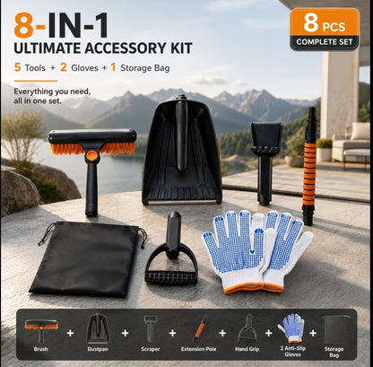 8 in 1 Snow Brush/Shovel Set