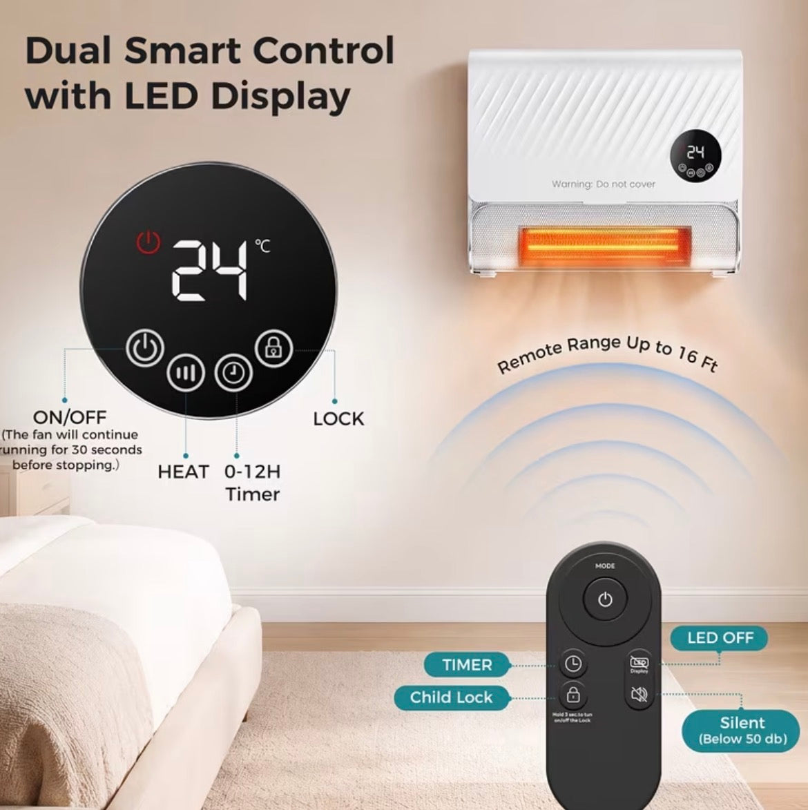 Smart Wall Mounted Heater