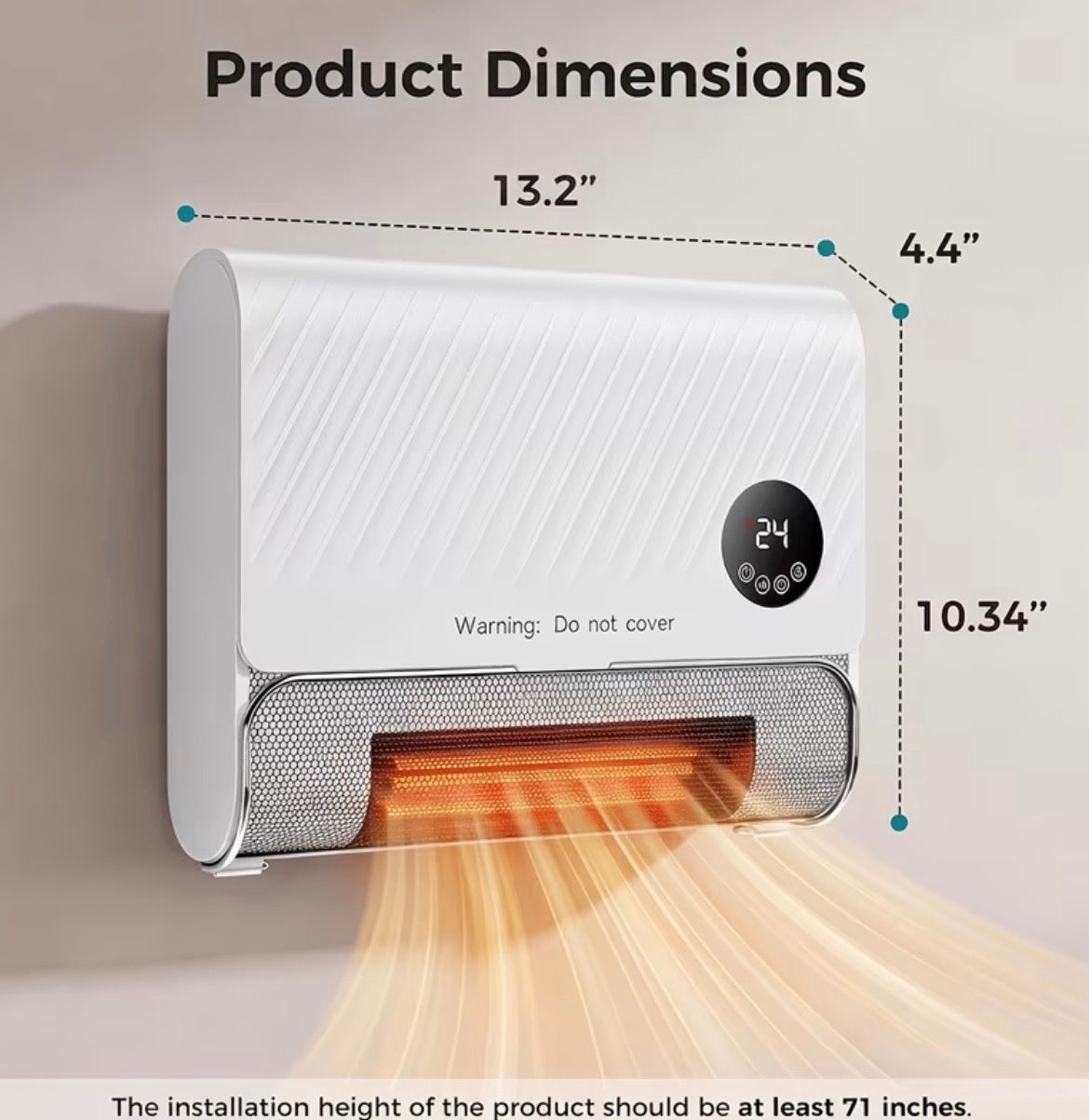 Smart Wall Mounted Heater