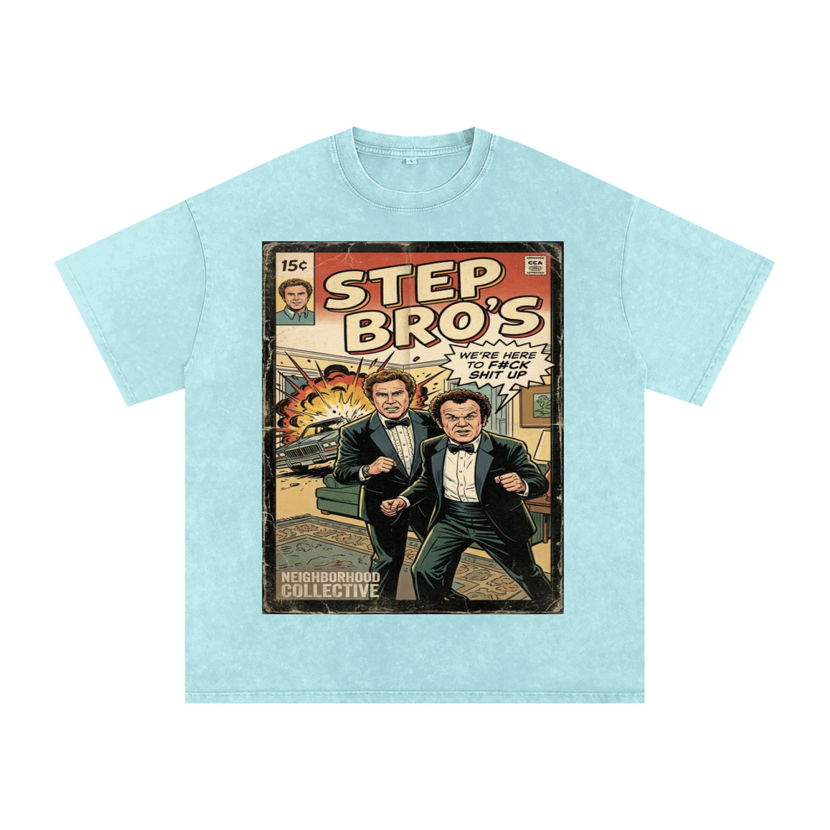 Step Bro's Neighborhood Collective Graphic TShirt