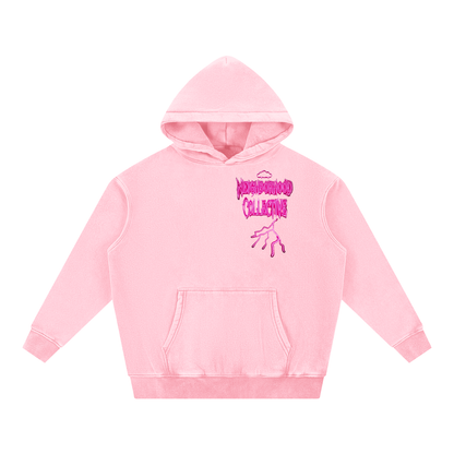 Neighborhood Collection Storm Cloud Sweater Snow Wash Hoodie