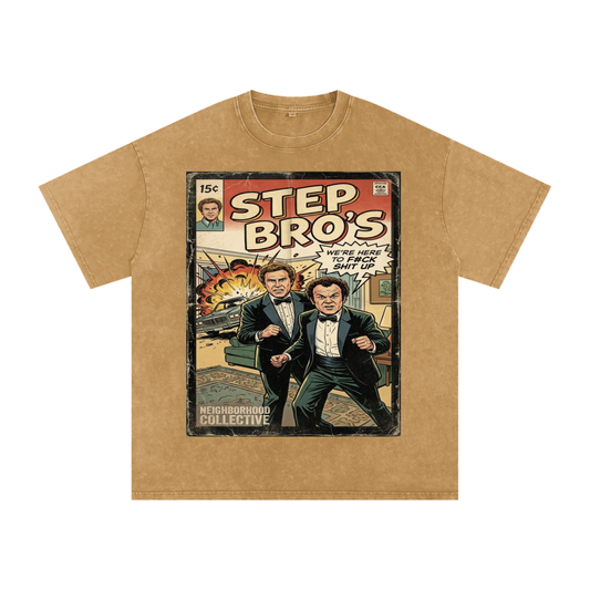 Step Bro's Neighborhood Collective Graphic TShirt