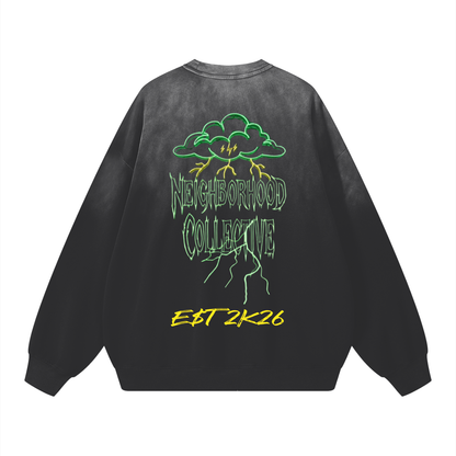 NEIGHBORHOOD COLLECTIVE STORM CLOUD SWEATERS